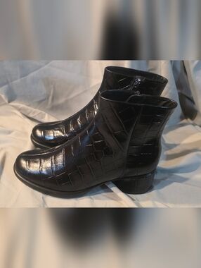 ECCO Sculpted Lx 35Leather Mid-Cut BootBlack Women SZ EU 36 US 5-5.5 NWOB